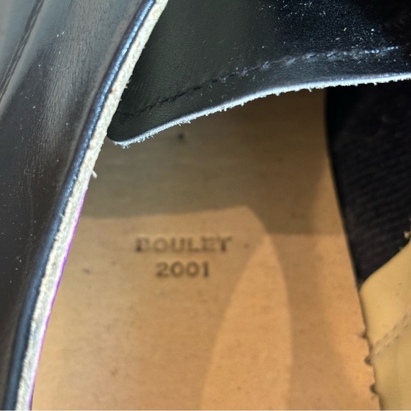 BOULET Sz 9.5 Lace Up Vibram Sole Brogues Oxford Leather Military Academia Shoes - Picture 8 of 12